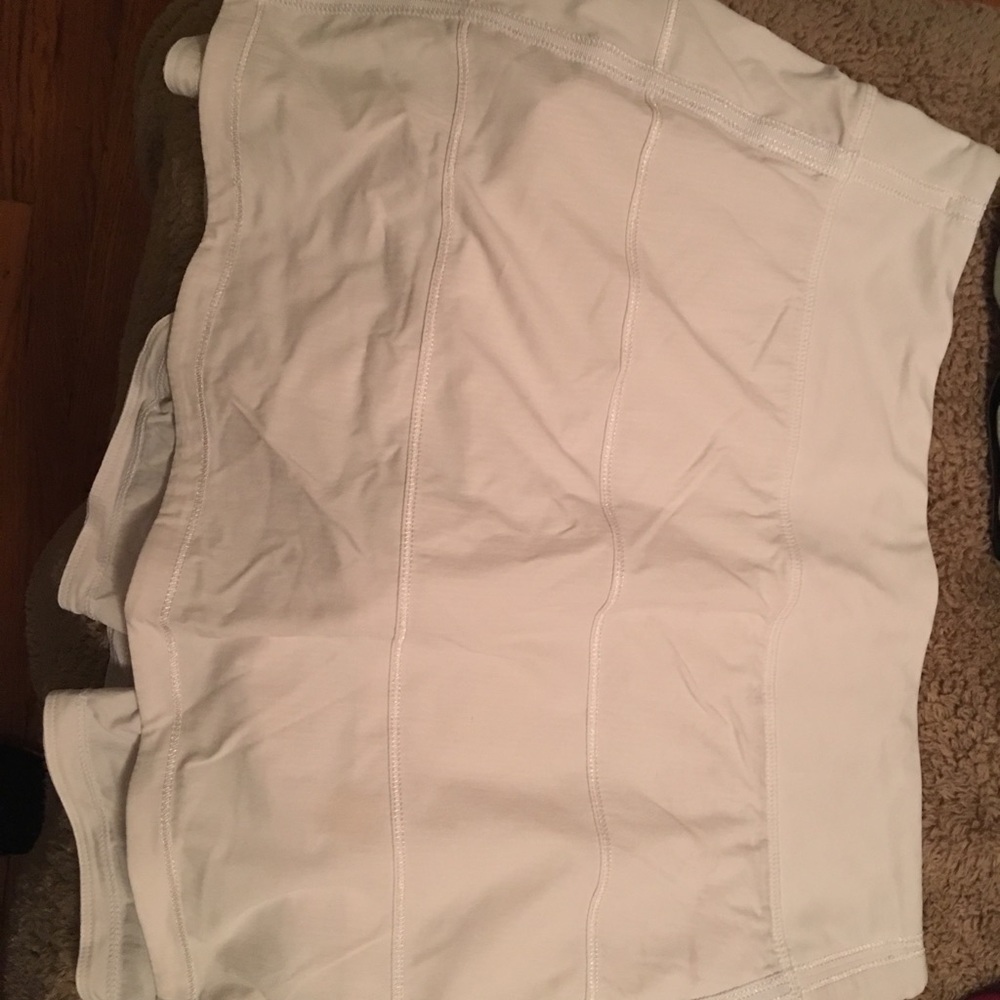 White Lulu tennis skirt